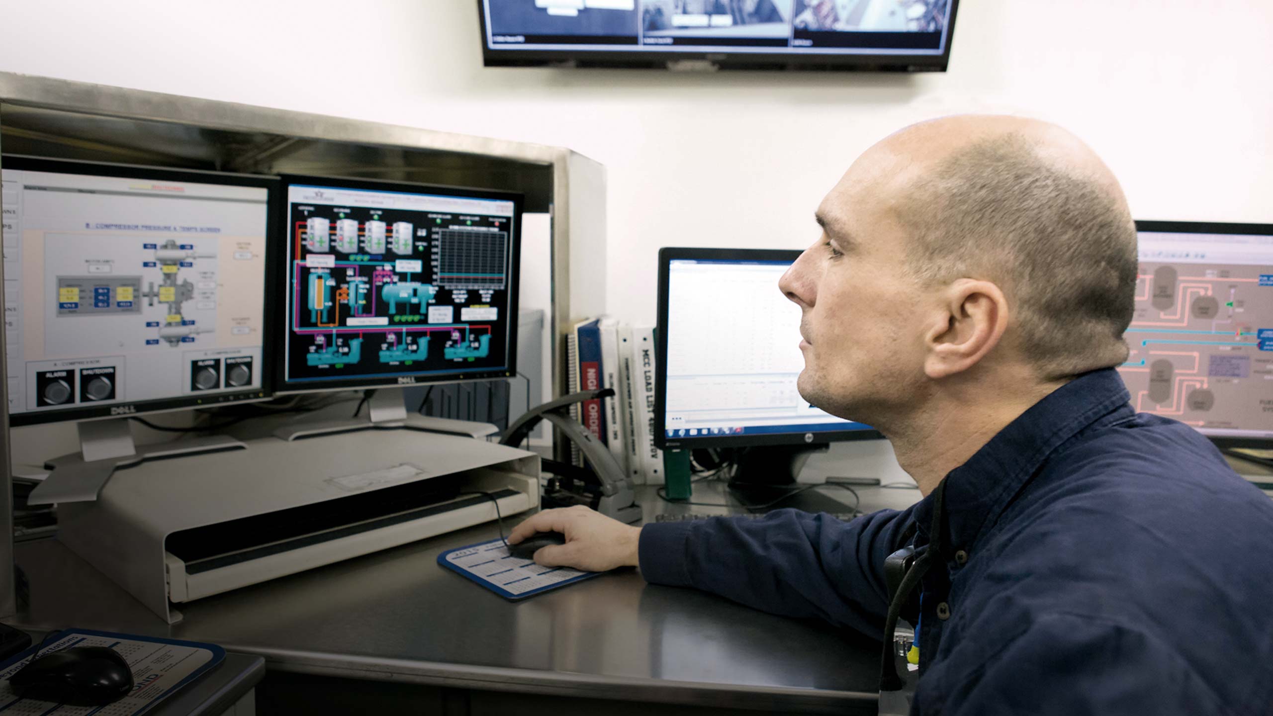 man at a computer man at a computer
